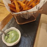 Sweet potato fries at Sabores de Sandra in Mallorca