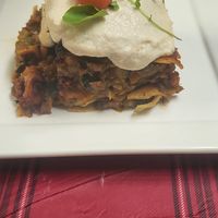 Lasaña at Sabores de Sandra in Mallorca
