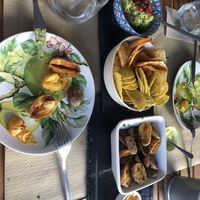 Guacamole and patatas   at Sabores de Sandra in Mallorca