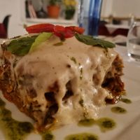 Lasagna at Sabores de Sandra in Mallorca