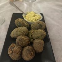 Raw croquettes  at Sabores de Sandra in Mallorca
