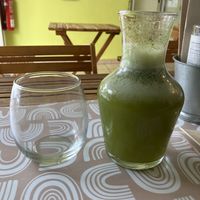Homemade lemonade with mint  at Sabores de Sandra in Mallorca