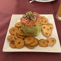 vegan tartar  at Sabores de Sandra in Mallorca