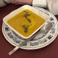 Soup of the week (pumpkin)  at Sabores de Sandra in Mallorca