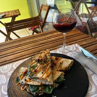 Quesadillas at Sabores de Sandra in Mallorca