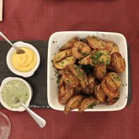 Canarian style potatos at Sabores de Sandra in Mallorca