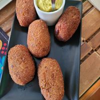 Croquettes at Sabores de Sandra in Mallorca