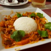 Red curry at Sabores de Sandra in Mallorca