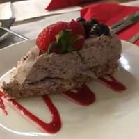 Delicious raw cake! at Sabores de Sandra in Mallorca