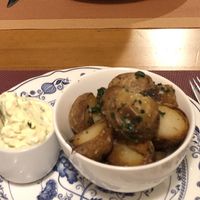 Canarian potatos at Sabores de Sandra in Mallorca