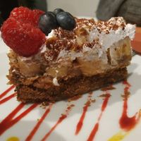 Tarta de plátano / banofi at Sabores de Sandra in Mallorca