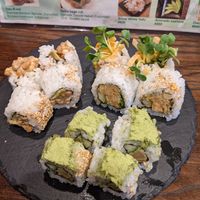 Iki combo at Sushi Roll Double Quotation IKI in Osaka