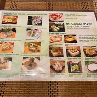Vegetarian (Vegan) Menu at Sushi Roll Double Quotation IKI in Osaka