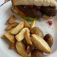 Vegan chorizo  at La Temeraria in Montevideo