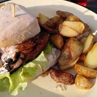 Vegan Chivito at La Temeraria in Montevideo