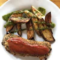 Milanesa  at La Temeraria in Montevideo