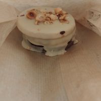 Alfajor "Nutella" at Hanai Vegana in Barcelona