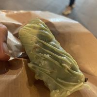 Pistacho and strawberry  at Hanai Vegana in Barcelona