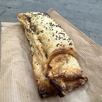 Sausage roll at Hanai Vegana in Barcelona