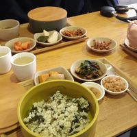 Vegan meal with all vegan side dishes (make sure to ask) at Sonyeo Mill - 소녀방앗간 in Seoul