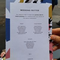 Menu at Something for Jess in Chippendale