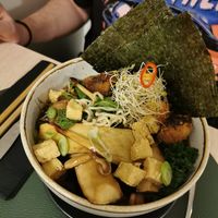 Mushrooms ramen at Gorilla in Lagos