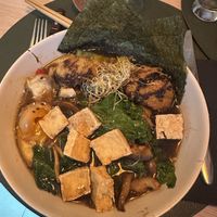 Option to add eggs to the ramen or keep it vegan!  at Gorilla in Lagos
