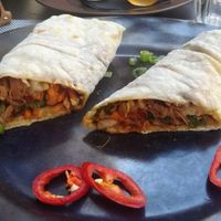 Jackfruit wrap : vegan at Gorilla in Lagos