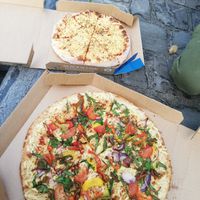 The options  at Domino's Pizza in Leuven