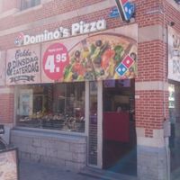 Outside at Domino's Pizza in Leuven