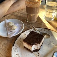 Sugar free paste + praline milshake at Crumb in Crete