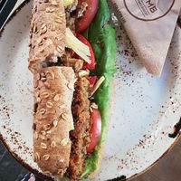 One of the vegan sandwiches at Crumb in Crete