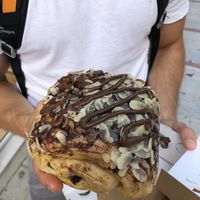 Vegan Schoko crossaint   at Crumb in Crete