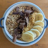 Black Forest Smoothie Bowl at Crumb in Crete