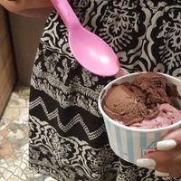 Vegan ice cream at Crumb in Crete