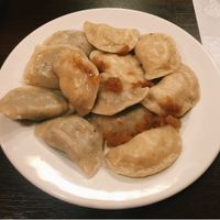 12 pierogi serving size. Half potato filling & half mushroom lentil filling. at Pierogowy Raj in Krakow
