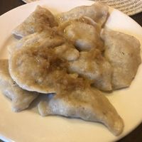 Vegan pierogi  at Pierogowy Raj in Krakow
