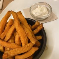 Boniato frito con alioli at TxuKrut Bar in Bilbao