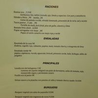 Carta at TxuKrut Bar in Bilbao