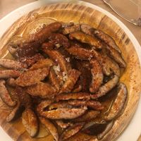 Shiitake Mushrooms and potatoes  at TxuKrut Bar in Bilbao