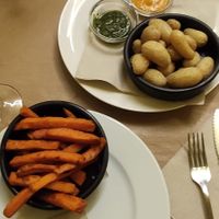 Tapas patatas at TxuKrut Bar in Bilbao