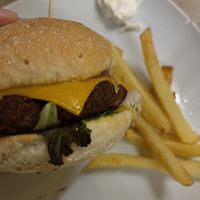 Burguer con curry  at TxuKrut Bar in Bilbao