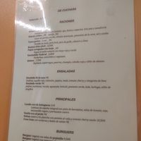 Carta (sábado mediodía) at TxuKrut Bar in Bilbao