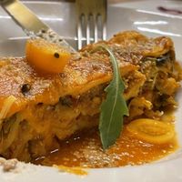 Lasaña  at TxuKrut Bar in Bilbao