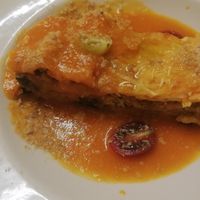 Lasagne at TxuKrut Bar in Bilbao