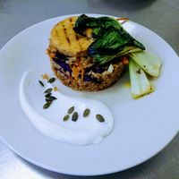 arroz con algo muy bueno ! at TxuKrut Bar in Bilbao