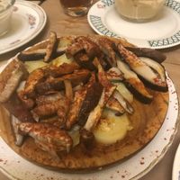 Excellent freshly cooked food! at TxuKrut Bar in Bilbao