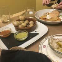 Great new potatoes! at TxuKrut Bar in Bilbao