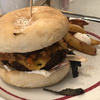 Burger at TxuKrut Bar in Bilbao