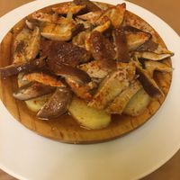 Shiitake a feira at TxuKrut Bar in Bilbao